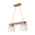 Lustre avec fil KUBUS 2xE27/60W/230V