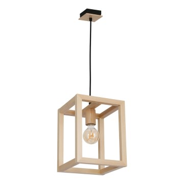 Lustre avec fil LEGNO 1xE27/60W/230V