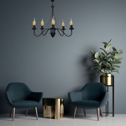 Lustre avec fil MALBO II 5xE14/10W/230V