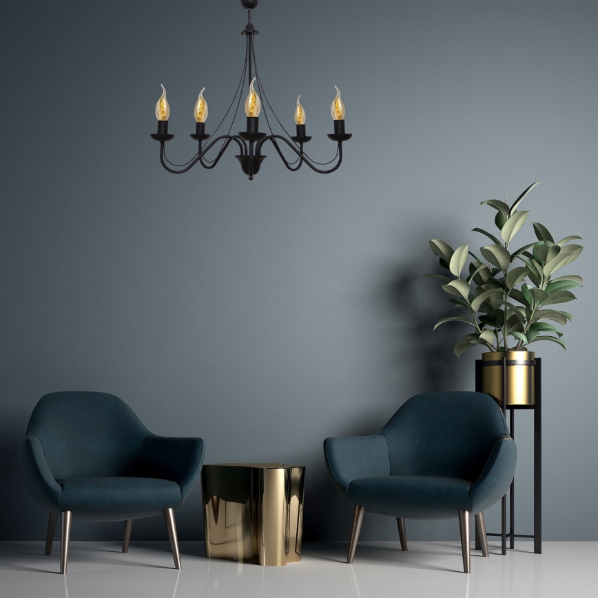 Lustre avec fil MALBO II 5xE14/10W/230V