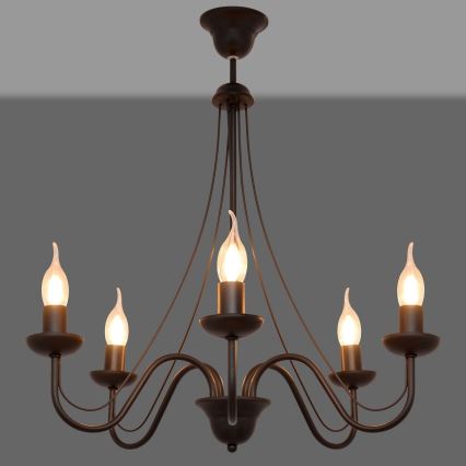 Lustre avec fil MALBO II 5xE14/10W/230V
