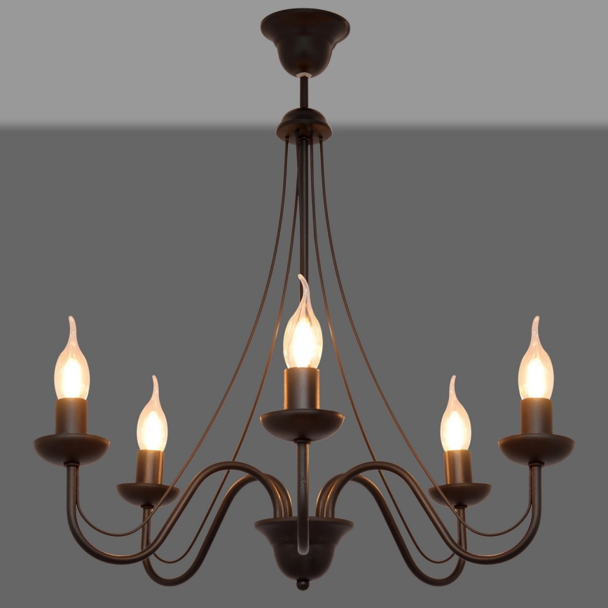 Lustre avec fil MALBO II 5xE14/10W/230V