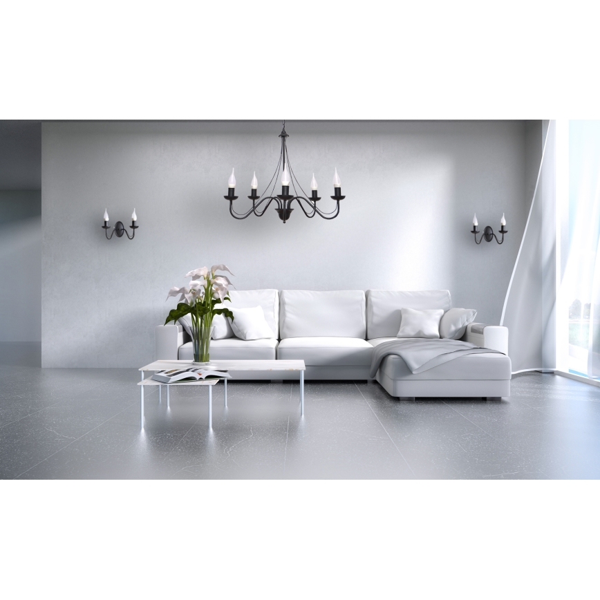 Lustre avec fil MALBO II 5xE14/10W/230V