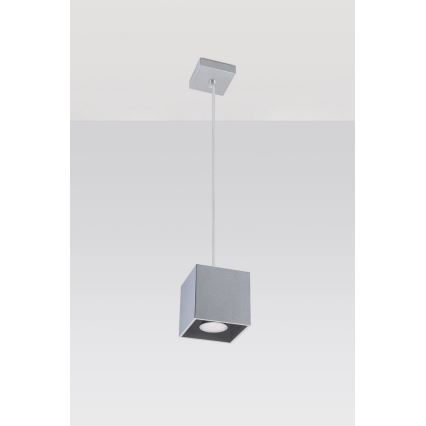 Lustre avec fil QUAD 1 1xGU10/40W/230V gris