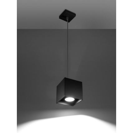 Lustre avec fil QUAD 1 1xGU10/40W/230V noir