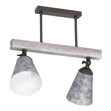 Lustre avec tige AGAP 2xE27/60W/230V