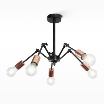 Lustre avec tige ALFA 5xE27/60W/230V