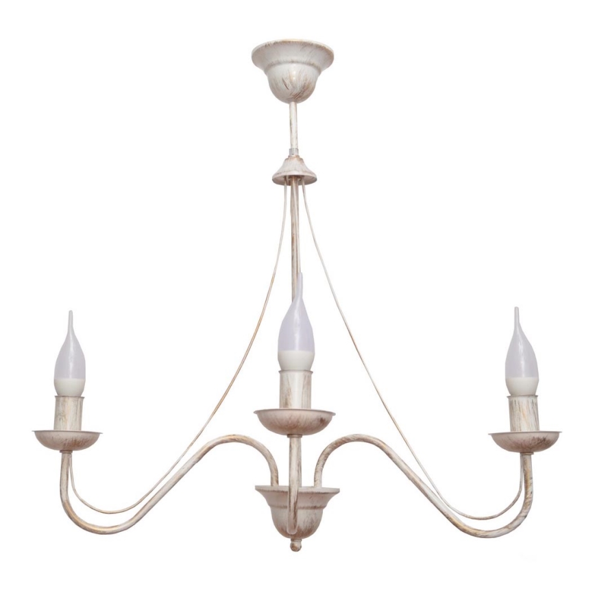 Lustre avec tige MALBO III 3xE14/10W/230V