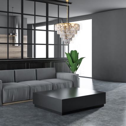 Lustre cristal avec chaîne CHELSEA 6xE14/40W/230V