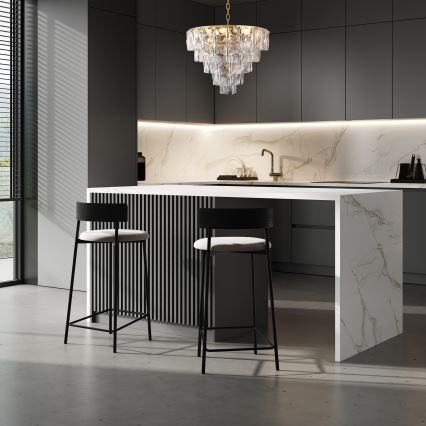 Lustre cristal avec chaîne CHELSEA 6xE14/40W/230V