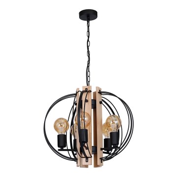 Lustre DALVIN 5xE27/60W/230V noir