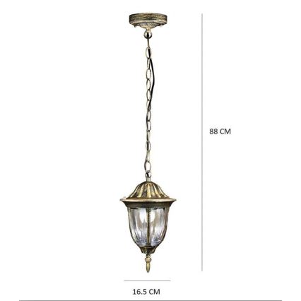 Lustre d'extérieur LED FLORENCJA 1xE27/10W/230V IP43
