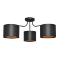 Lustre en applique ALBA 3xE27/15W/230V noir et doré