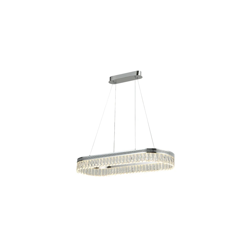 Lustre LED dimmable en cristal sur câble THALIA LED/50W/230V 3000-6000K + télécommande