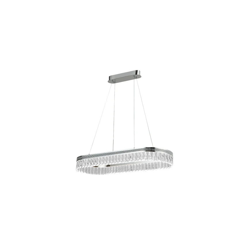 Lustre LED dimmable en cristal sur câble THALIA LED/50W/230V 3000-6000K + télécommande