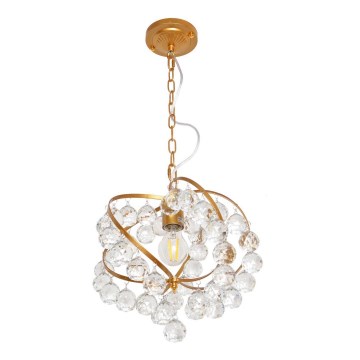 Lustre en cristal avec chaîne VIOLETA 1xE27/15W/230V
