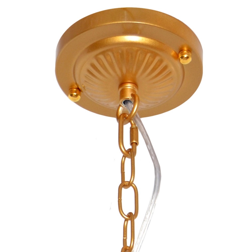 Lustre en cristal avec chaîne VIOLETA 1xE27/15W/230V