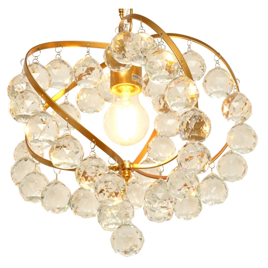 Lustre en cristal avec chaîne VIOLETA 1xE27/15W/230V