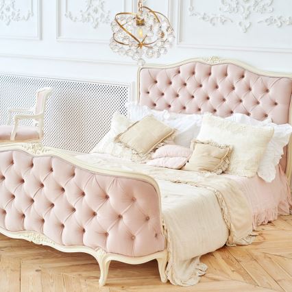 Lustre en cristal avec chaîne VIOLETA 1xE27/15W/230V