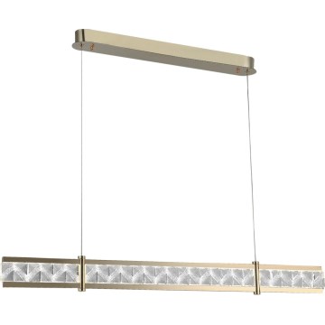 Lustre en cristal dimmable sur câble ENRIQUE LED/20W//230V 3000-6000K + télécommande