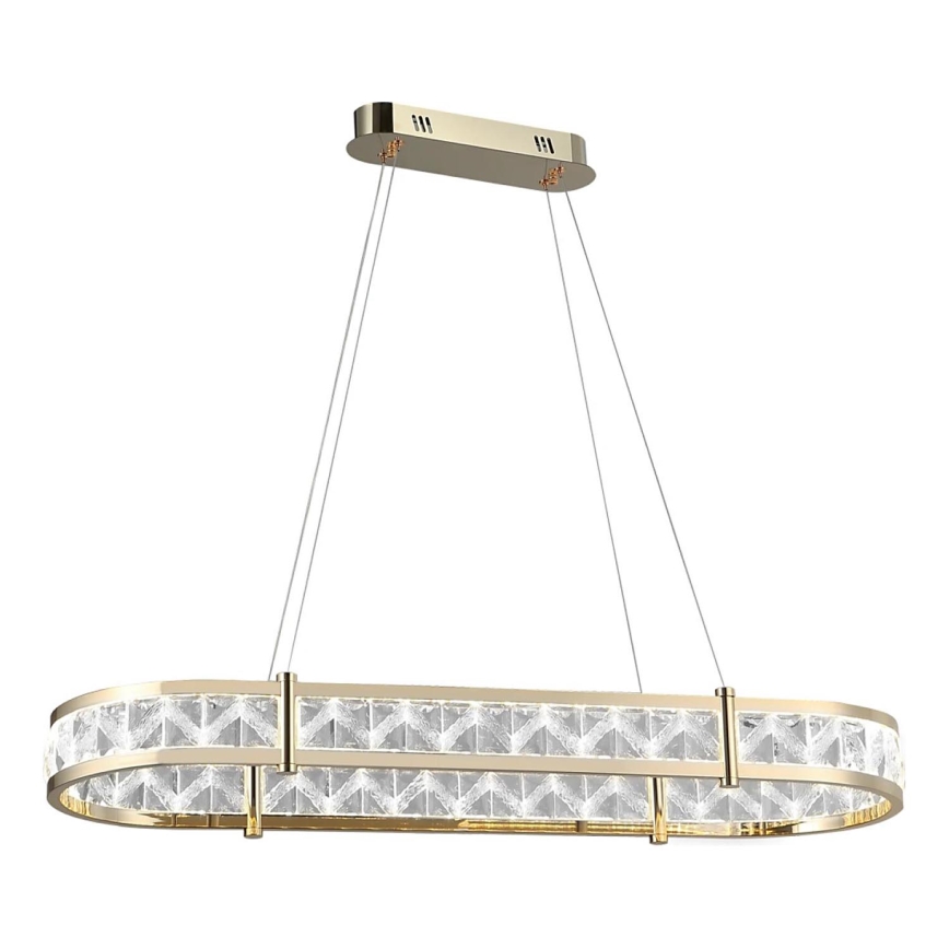 Lustre en cristal dimmable sur câble ENRIQUE LED/50W//230V 3000-6000K + télécommande