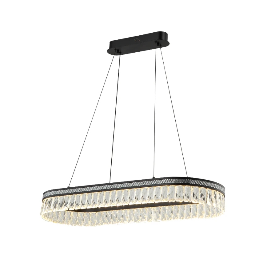 Lustre LED en cristal dimmable sur câble THALIA LED/50W/230V 3000-6000K + télécommande