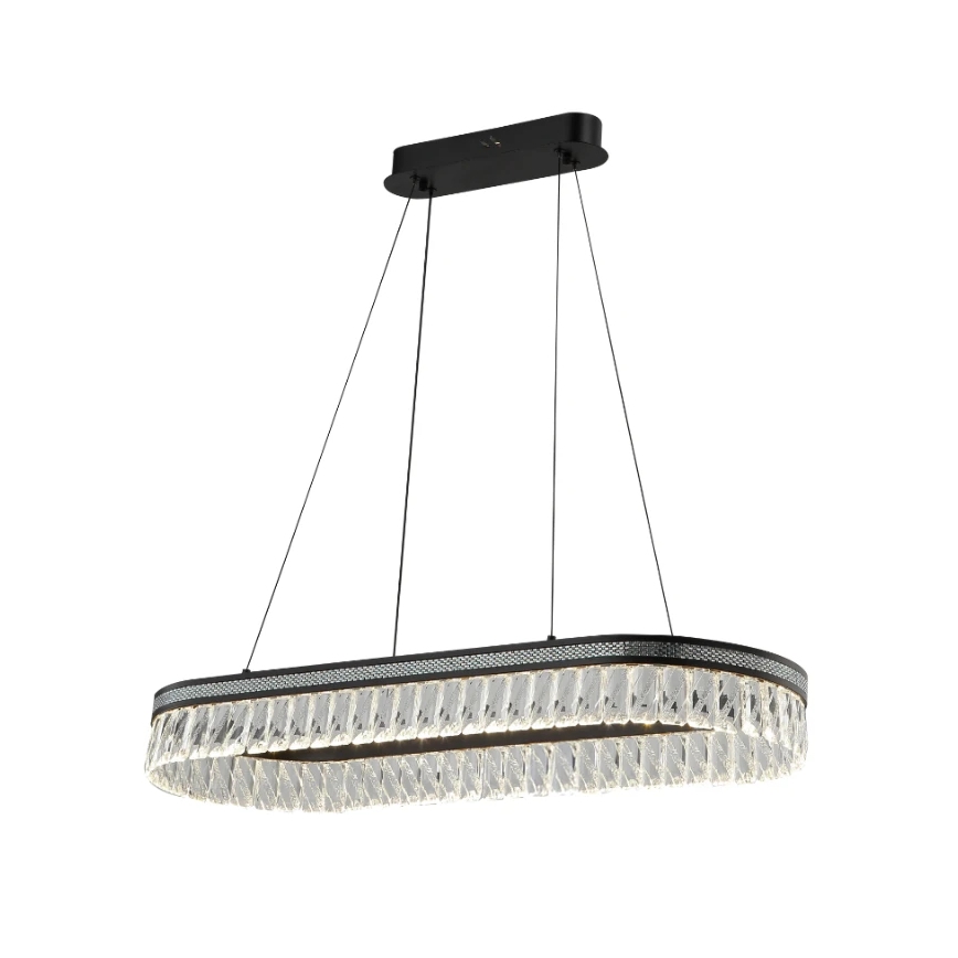 Lustre LED en cristal dimmable sur câble THALIA LED/50W/230V 3000-6000K + télécommande