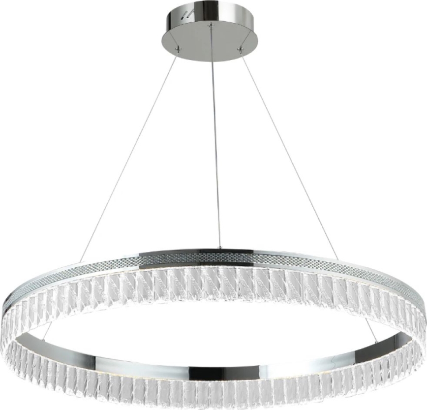 Lustre en cristal LED dimmable sur câble THALIA LED/55W/230V 3000-6000K Ø 80 cm + télécommande