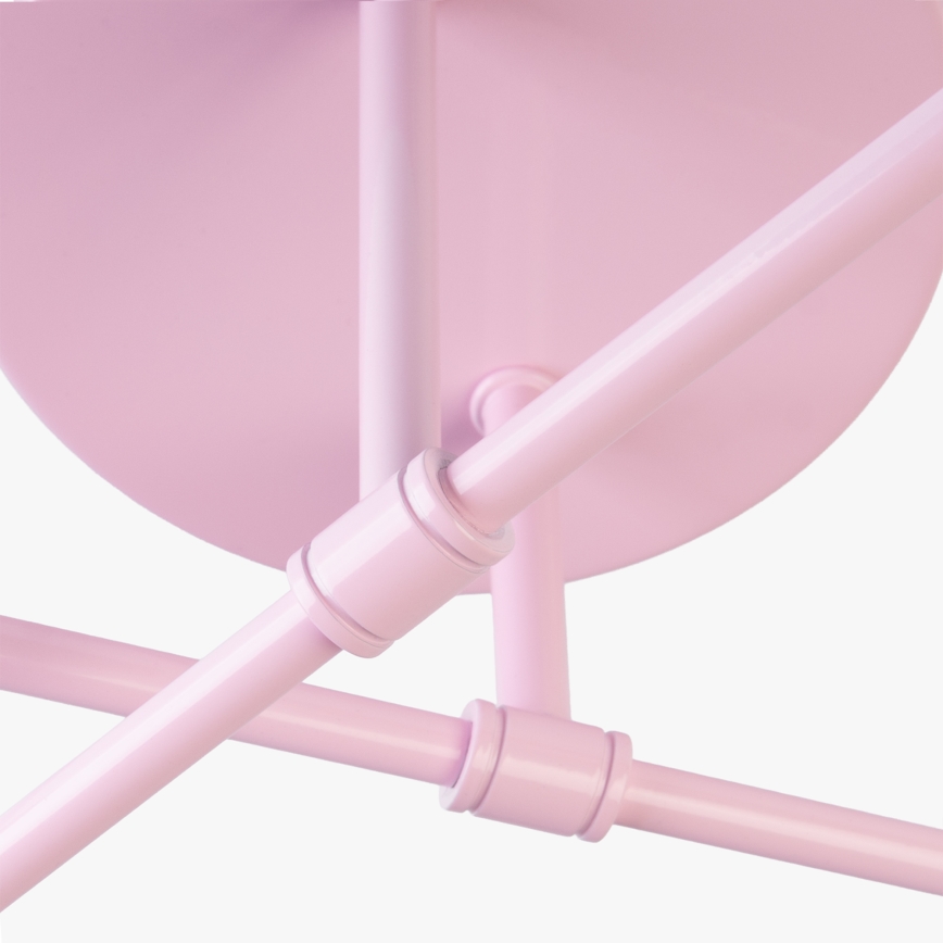 Lustre en saillie CAMBRIDGE 4xE27/15W/230V rose