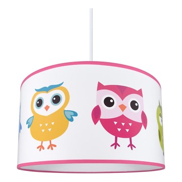 Lustre enfant avec fil OWLS 1xE27/60W/230V