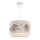 Lustre enfant CANDY 1xE27/40W/230V blanc/gris