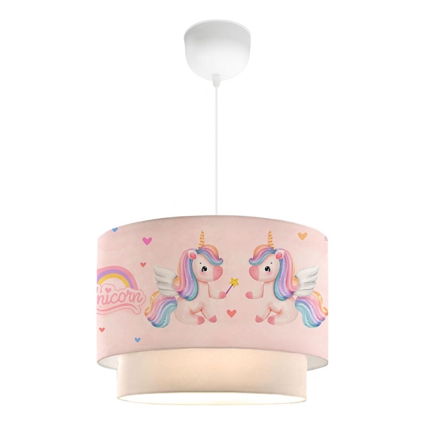 Lustre enfant CANDY 1xE27/40W/230V rose