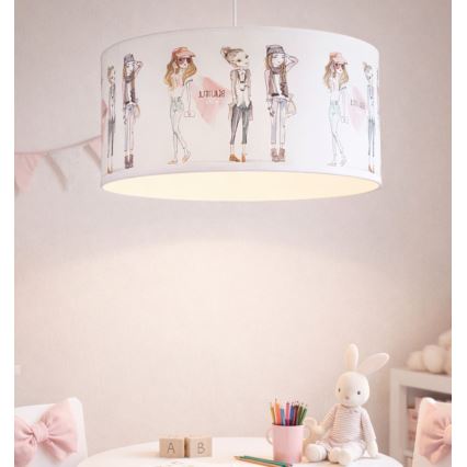 Lustre enfant GIRLS VIBES 1xE27/60W/230V Ø 40 cm pour filles