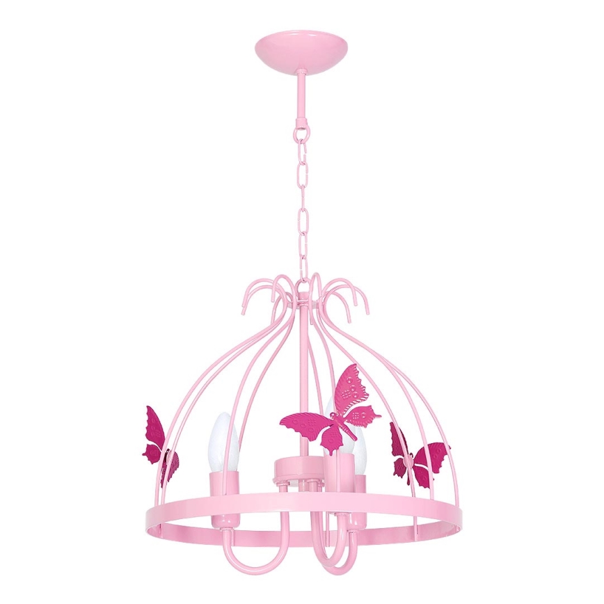 Lustre enfant PAPILLON 3xE14/60W/230V