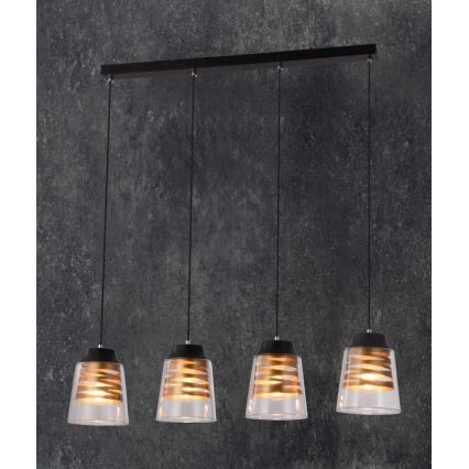 Lustre FRESNO 4xE27/60W/230V