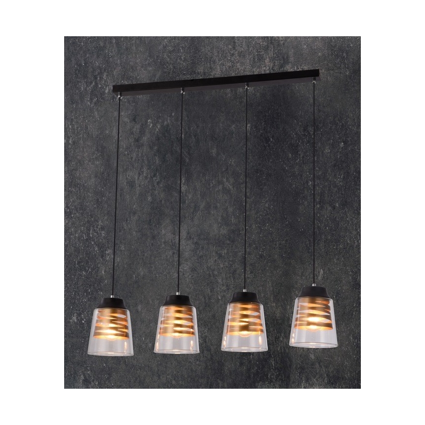 Lustre FRESNO 4xE27/60W/230V