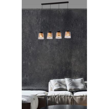 Lustre FRESNO 4xE27/60W/230V