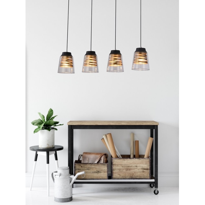 Lustre FRESNO 4xE27/60W/230V