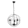 Lustre GLOBE 3 3xE14/60W noir