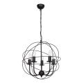 Lustre GLOBE 5 5xE14/60W noir