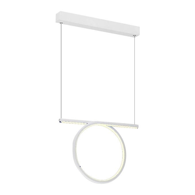 Lustre LED avec fil LOOP LED/20W/230V blanc