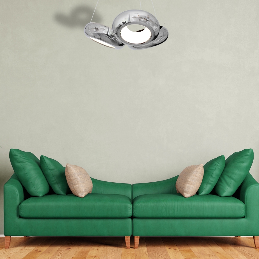 Lustre LED avec fil MERCURIO 3xLED/12W/230V