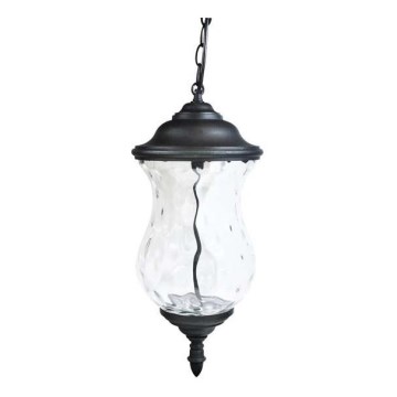 Lustre LED d'extérieur sur chaîne MARSYLIA 3xLED/3W/230V noir
