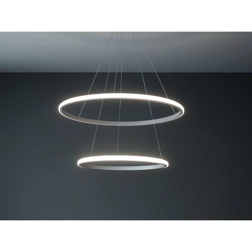 Suspension LED dimmable sur câble LED/55W/230V 3000-6500K Ø 60 cm + télécommande