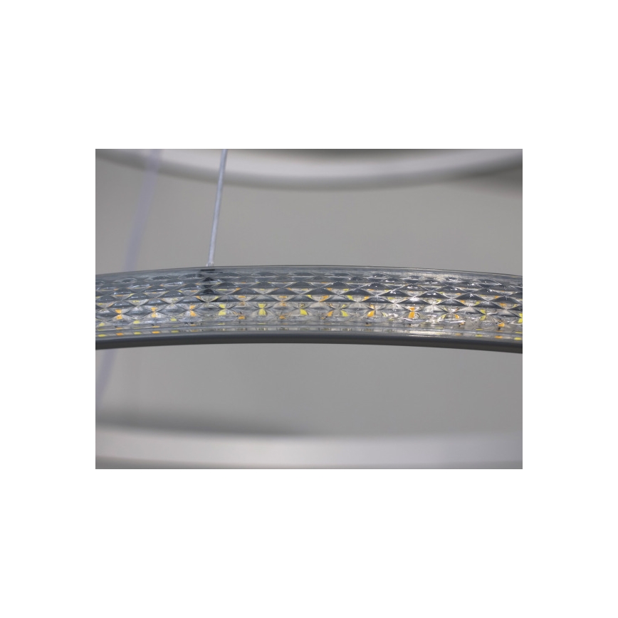 Suspension LED dimmable sur câble LED/55W/230V 3000-6500K Ø 60 cm + télécommande