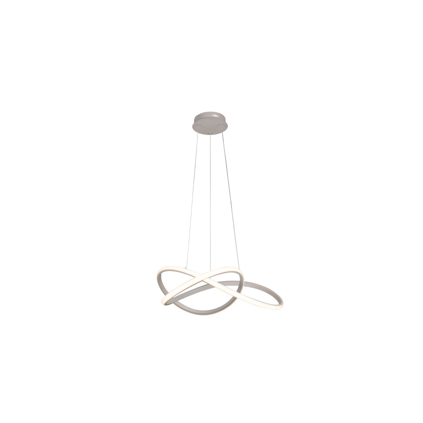 Suspension LED dimmable sur câble, 85 W, 230 V, 3000–6500 K, Ø 60 cm, avec télécommande