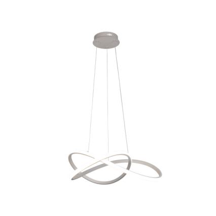 Suspension LED dimmable sur câble, 85 W, 230 V, 3000–6500 K, Ø 60 cm, avec télécommande