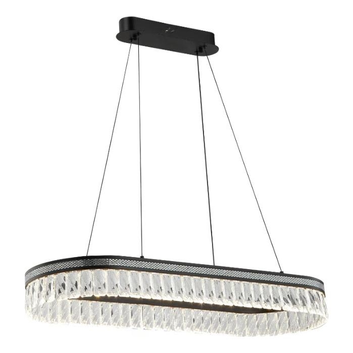 Lustre LED en cristal dimmable sur câble THALIA LED/50W/230V 3000-6000K + télécommande