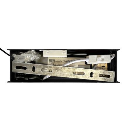 Lustre LED LINEA sur câble, 36 W, 230 V, 3000/4000/5700 K, IRC 90, noir