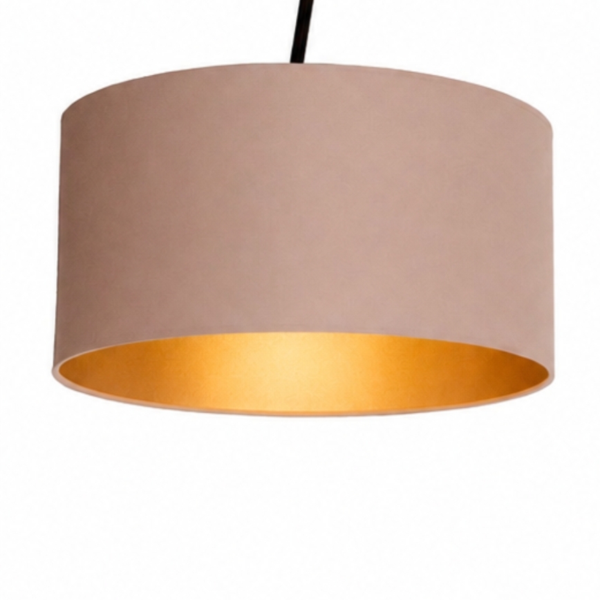 Lustre LED réglable à montage apparent VENICE 1xE27/60W/230V beige/doré